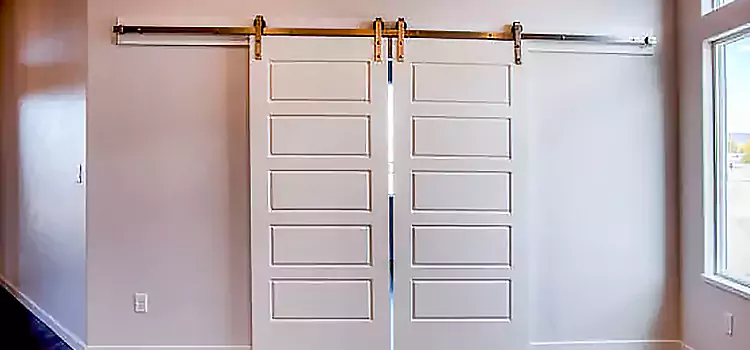 Glass Barn Door with Installation Hardware Kit Reynoldsburg